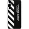 Black and White Stripes Galaxy S22 Skin